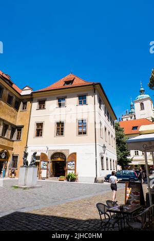 Ungelt, Innenhof, Altstadt, Prag, Tschechische Republik Stockfoto