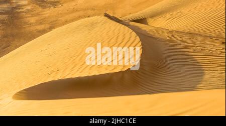 Sanddünen in der Hatta Wüste Stockfoto