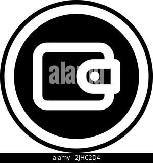 Grundlegende Benutzeroberfläche Wallet . Stock Vektor