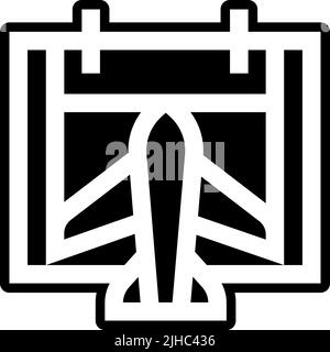 Kalenderreisen . Stock Vektor