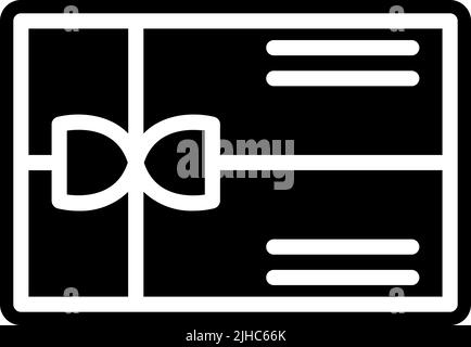 E-Commerce-Geschenkkarte . Stock Vektor