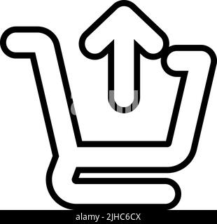 ECommerce ui zurück . Stock Vektor