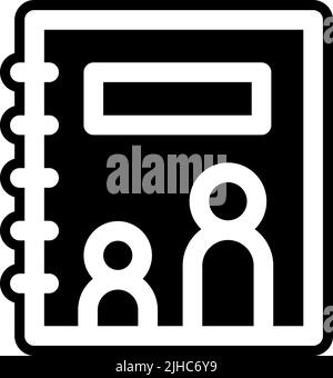 Vatertag Fotoalbum . Stock Vektor