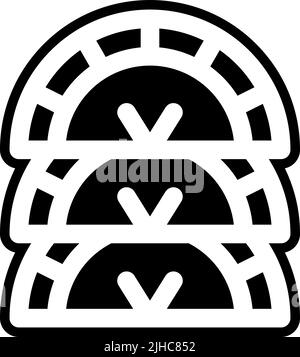 Essensknödel . Stock Vektor