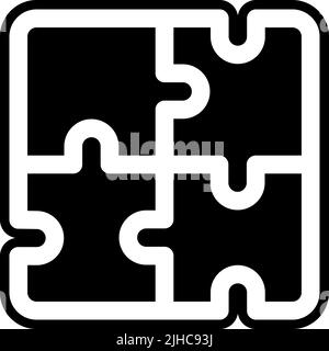 Internationaler Kindertag Puzzle . Stock Vektor