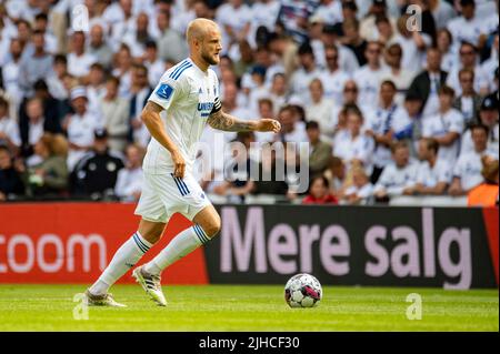 Kopenhagen, Dänemark. 17.. Juli 2022. Nicolai Boilesen (20) vom FC Kopenhagen beim Superliga-Spiel 3F zwischen dem FC Kopenhagen und AC Horsens im Kopenhagener Park. (Foto: Gonzales Photo/Alamy Live News Stockfoto