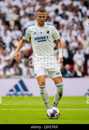 Kopenhagen, Dänemark. 17.. Juli 2022. Denis Vavro (3) vom FC Kopenhagen beim Superliga-Spiel 3F zwischen dem FC Kopenhagen und AC Horsens in Parken in Kopenhagen. (Foto: Gonzales Photo/Alamy Live News Stockfoto