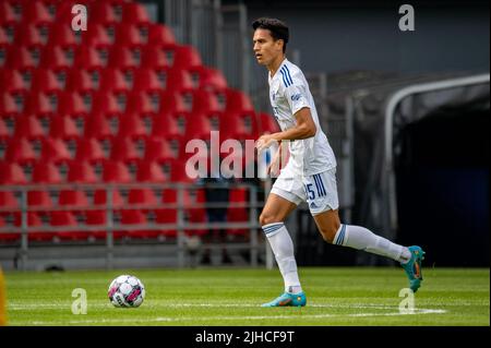 Kopenhagen, Dänemark. 17.. Juli 2022. Marko Stamenic (35) vom FC Kopenhagen beim Superliga-Spiel 3F zwischen dem FC Kopenhagen und AC Horsens im Kopenhagener Park. (Foto: Gonzales Photo/Alamy Live News Stockfoto