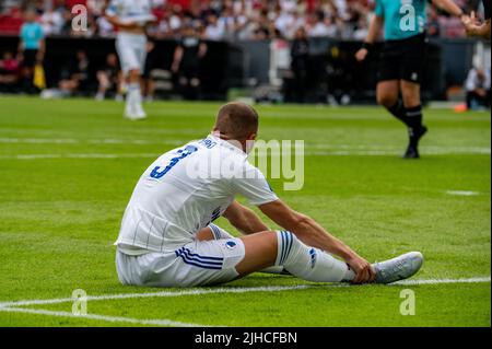 Kopenhagen, Dänemark. 17.. Juli 2022. Denis Vavro (3) vom FC Kopenhagen beim Superliga-Spiel 3F zwischen dem FC Kopenhagen und AC Horsens in Parken in Kopenhagen. (Foto: Gonzales Photo/Alamy Live News Stockfoto
