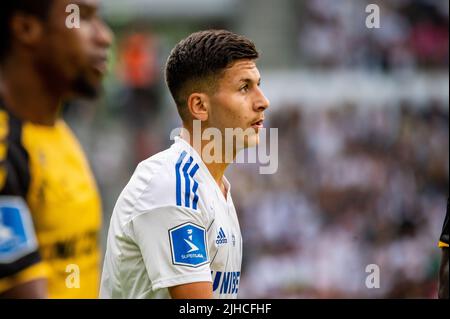 Kopenhagen, Dänemark. 17.. Juli 2022. Roony Bardghji (40) vom FC Kopenhagen beim Superliga-Spiel 3F zwischen dem FC Kopenhagen und AC Horsens im Kopenhagener Park. (Foto: Gonzales Photo/Alamy Live News Stockfoto