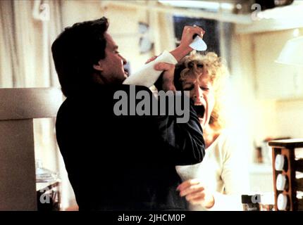 MICHAEL DOUGLAS, Glenn Close, Fatal Attraction, 1987 Stockfoto