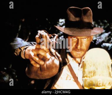 HARRISON Ford, Jäger des verlorenen Schatzes, 1981 Stockfoto