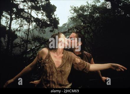 KATHLEEN TURNER, Michael Douglas, Romancing den Stein, 1984 Stockfoto