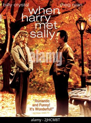 MEG RYAN, Billy Crystal, Plakat, als Harry Sally ..., 1989 Stockfoto