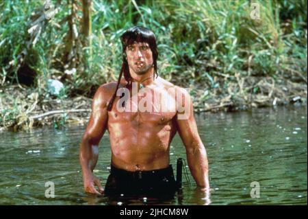 SYLVESTER STALLONE, RAMBO: FIRST BLOOD PART II, 1985 Stockfoto