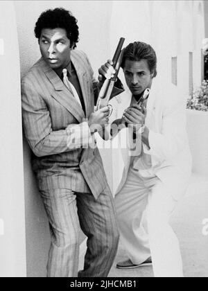 PHILIP MICHAEL THOMAS, Don Johnson, MIAMI VICE, 1984 Stockfoto