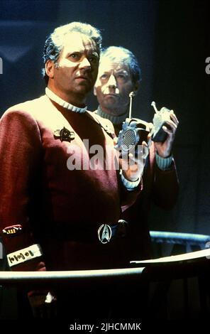 WILLIAM SHATNER, DEFOREST KELLEY, Star Trek VI: Das unentdeckte Land, 1991 Stockfoto