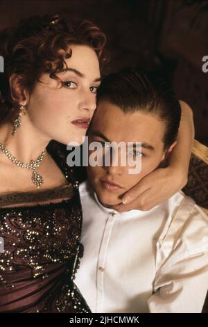 KATE WINSLET, LEONARDO DICAPRIO, Titanic, 1997 Stockfoto