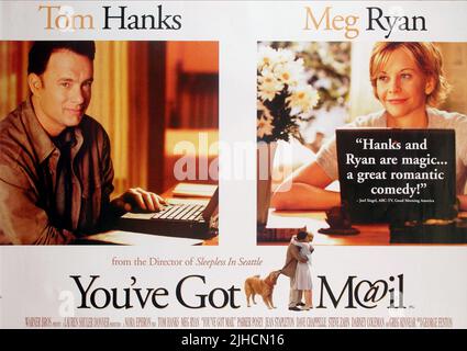 TOM HANKS, Meg Ryan, Plakat, DU HAST POST, 1998 Stockfoto