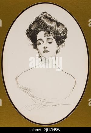 Gibson Girl (1901) von Charles Dana Gibson Stockfoto