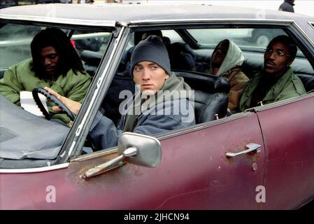 EMINEM, MEKHI PHIFER, Evan Jones, DE'ANGELO WILSON, 8 Mile, 2002 Stockfoto