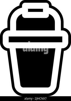 Badezimmer Ausrüstung Eimer . Stock Vektor