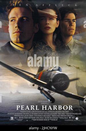 BEN AFFLECK, Kate Beckinsale, Josh Hartnett, Plakat, Pearl Harbor, 2001 Stockfoto