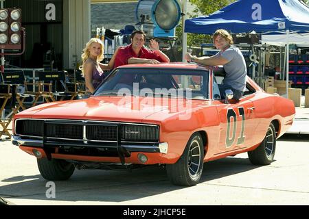 JESSICA SIMPSON, Johnny Knoxville, Seann William Scott, die Herzöge von Hazzard, 2005 Stockfoto