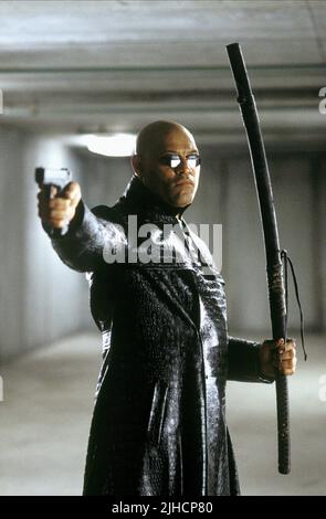 LAURENCE FISHBURNE, DIE MATRIX RELOADED, 2003 Stockfoto