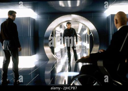 JAMES MARSDEN, Hugh Jackman, Patrick Stewart, X-Men, 2000 Stockfoto