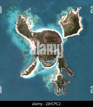 SKULL ISLAND, PIRATEN DER KARIBISCHEN MEERE: Dead Man's Chest, 2006 Stockfoto