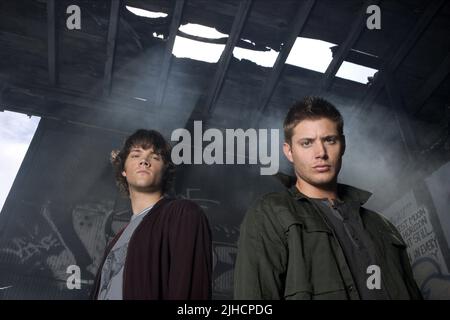 JARED PADALECKI, Jensen Ackles, übernatürliche: Saison 2, 2006 Stockfoto