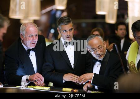 JERRY WEINTRAUB, GEORGE CLOONEY, OCEAN'S 13, 2007 Stockfoto