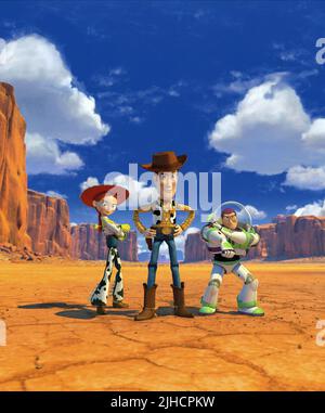 JESSE, Woody, Buzz Lightyear, Toy Story 3, 2010 Stockfoto