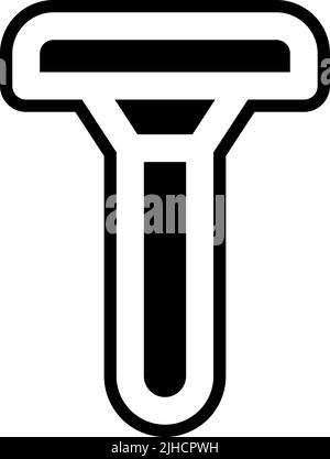 Bad Ausrüstung Rasierer . Stock Vektor
