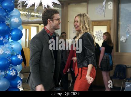 JUSTIN TIMBERLAKE, CAMERON DIAZ, schlechte Lehrer, 2011 Stockfoto