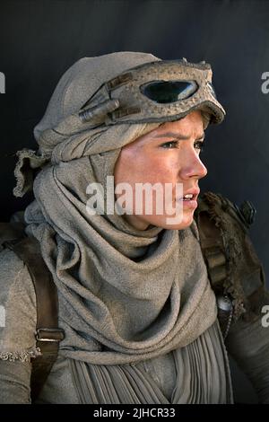 DAISY RIDLEY, Star Wars: Episode VII - Die weckt, 2015 KRAFT Stockfoto