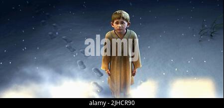 EINSAMER JUNGE, DER POLAR EXPRESS, 2004 Stockfoto