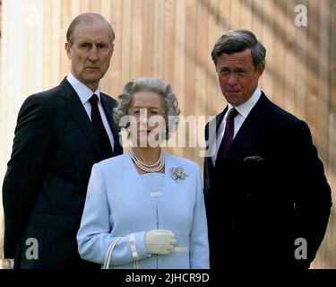 JAMES CROMWELL, HELEN MIRREN, ALEX JENNINGS, DIE KÖNIGIN, 2006 Stockfoto