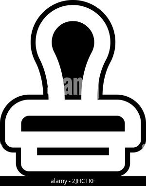 Kunden Service Stempel . Stock Vektor