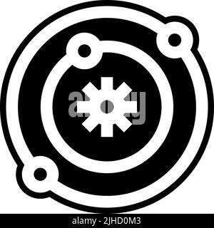 Wissensgalaxie . Stock Vektor