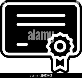 Alphabetisierungszertifikat . Stock Vektor