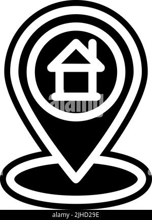 Online-Shopping-Line Pin . Stock Vektor