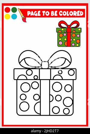 Malbuch für Kinder. Geschenk Stock Vektor