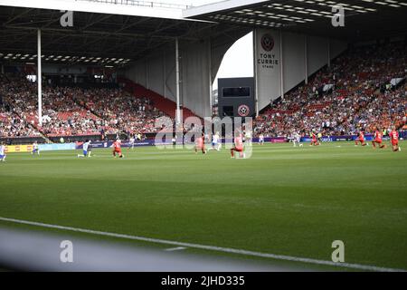 Sheffield, Großbritannien. 17.. Juli 2022. Während des UEFA Women s Euro England 2022-Spiels zwischen der Schweiz 1-4 Niederlande im Bramall Lane Stadium am 17 2022. Juli in Sheffield, England. Kredit: Maurizio Borsari/AFLO/Alamy Live Nachrichten Gutschrift: Aflo Co. Ltd./Alamy Live Nachrichten Stockfoto