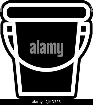Klempner Eimer . Stock Vektor