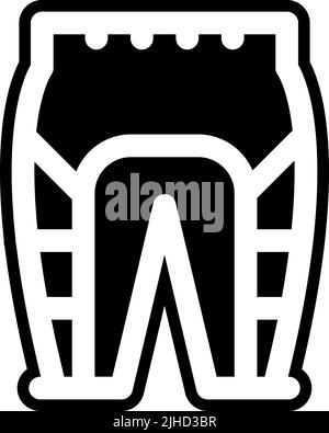 Sportausrüstung Hosen . Stock Vektor