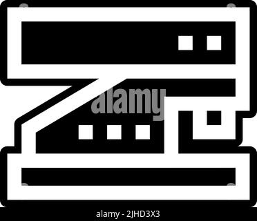 Briefpapier Locher . Stock Vektor