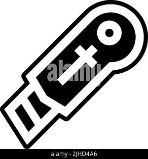 Schreibwarenschneider . Stock Vektor