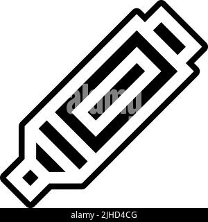 Briefpapier-Marker . Stock Vektor